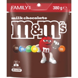 M&M'S Milk Chocolate Snack & Share Bag 380g image