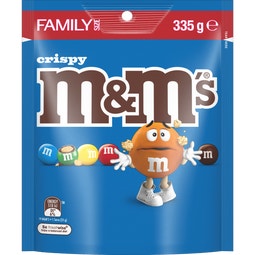 M&M'S Crispy Chocolate Snack & Share Bag 335g image