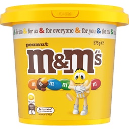 M&M'S Peanut Milk Chocolate Snack & Share Party Bucket 575g image