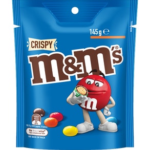 M&M's Crispy Milk Chocolate Snack & Share Bag 145g