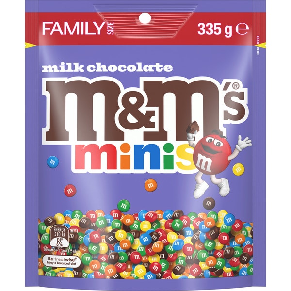 M&M'S Minis Chocolate Snack & Share Bag 335g