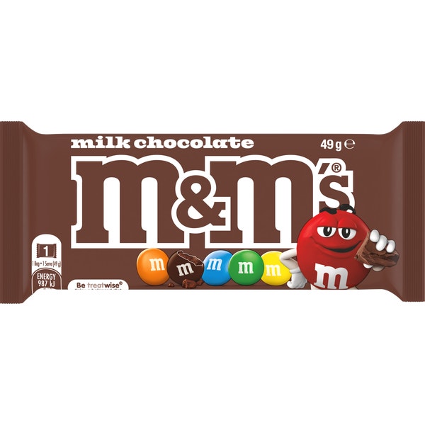 M&M'S Milk Chocolate Snack Bag 49g